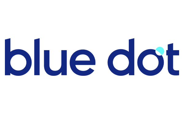 blue dot logo